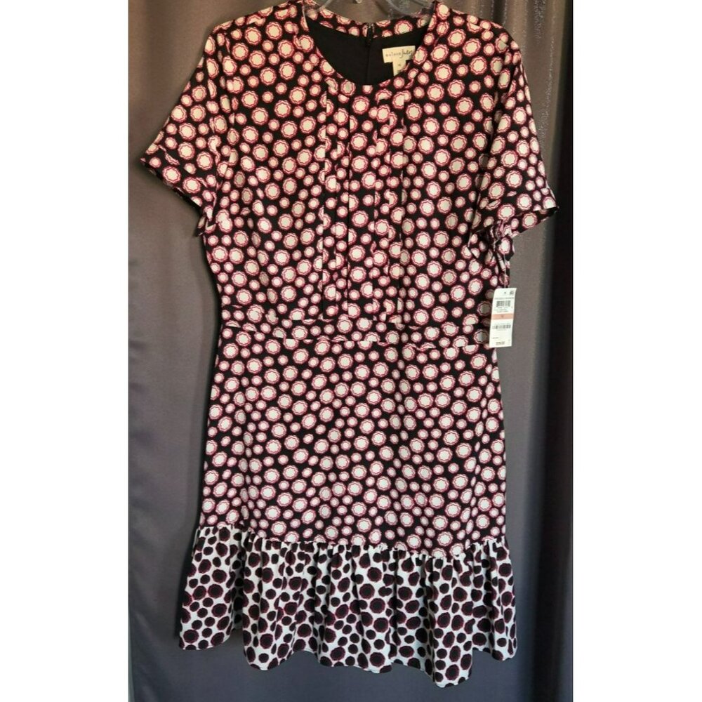 Maison Jules Women's Dress Size 12 Black/White/Pink New with tags